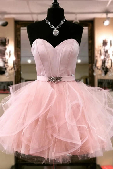 Pink Homecoming Dress Pretty Girl Party Gown