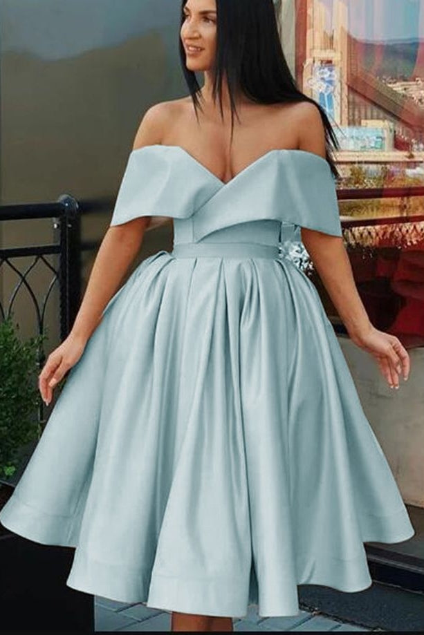 Short Prom Dress A Line Knee Length – TANYA BRIDAL