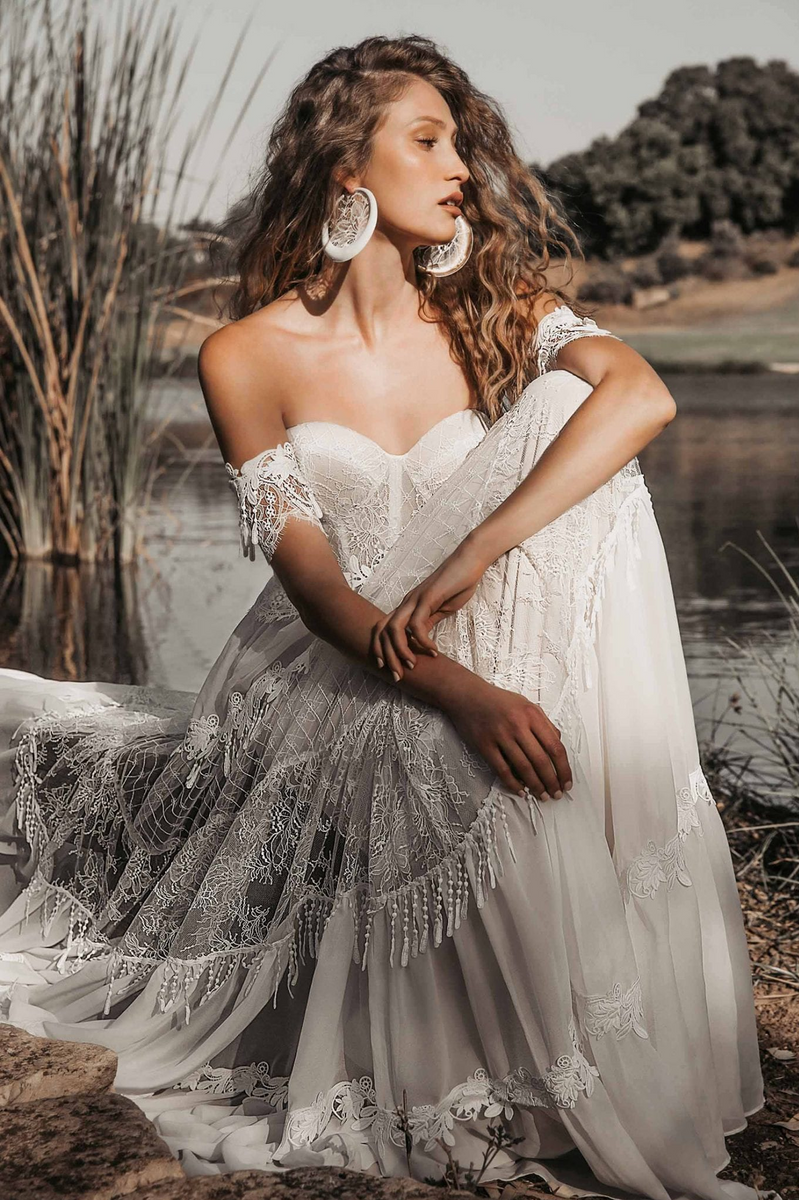 lace dress midi length with sleeves Ivory Cap Sleeve Lace Midi Dress main image 0