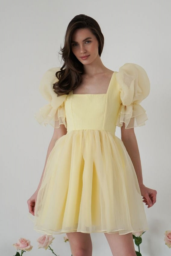 Simple Short Mini Party Dress Homecoming Gown – TANYA BRIDAL