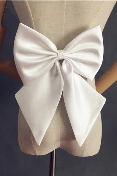 Simple Satin Bow Wedding Accessories Sashes Bow DY015