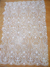 Wedding Dress Ivory Embroidery Lace Material