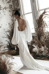 Billowing Sleeve Simplicity Satin Wedding Dresses Noivas DW614