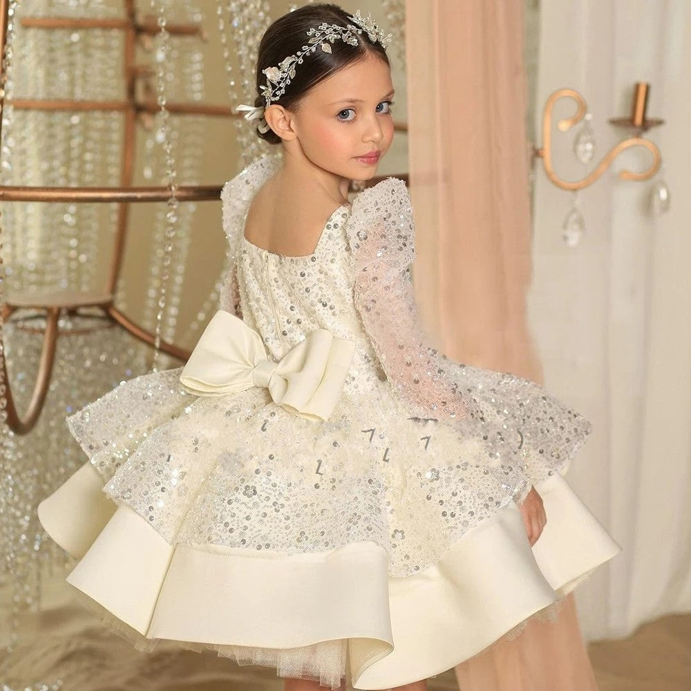 birthday long sleeve dresses Cute Pink Kids Party for Sleeves – TANYA BRIDAL Get ready to turn Cocktail Hour : Dress Collection:Botanical Brocade - Lapis NPU-Rafael-202425