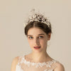 Handmade Beaded Bridal Crown Crystal Branch Wedding Crown O881