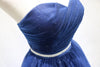 Royal Blue /Black Bling Bling Homecoming Dress  ZHM070