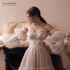 Puff Removeable Wedding Sleeves With Lace And Beads DG086