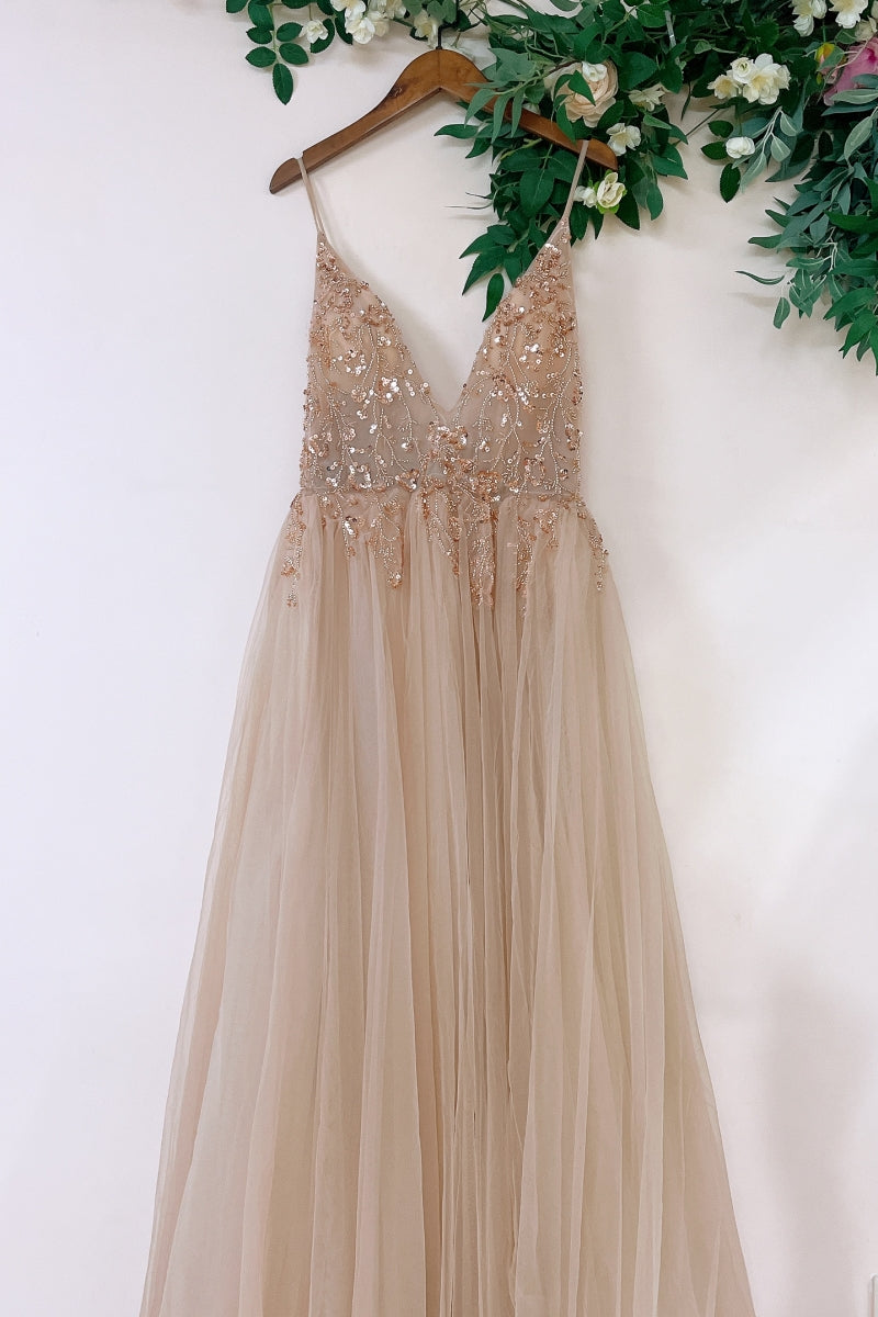 Sparkly A Line Crystal Prom Dresses New Fashion Formal Dress TANYA BRIDAL Sparkly A Line Crystal Prom Dresses New Fashion Formal Dress TANYA BRIDAL