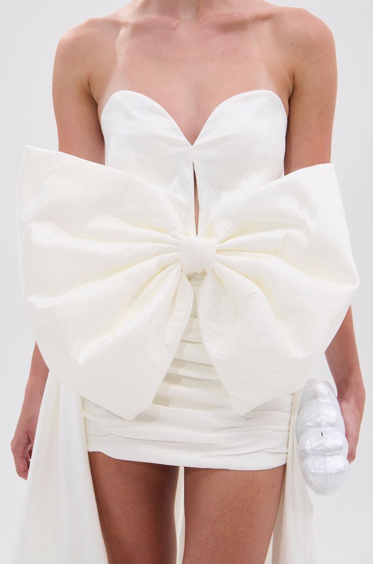 Taffeta Short Mini Homecoming Dress With Bow Front TANYA BRIDAL Taffeta Short Mini Homecoming Dress With Bow Front TANYA BRIDAL