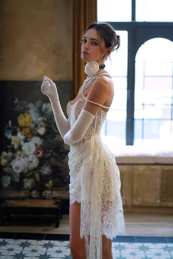 #LY9208 Bohemian Croset Wedding Dress