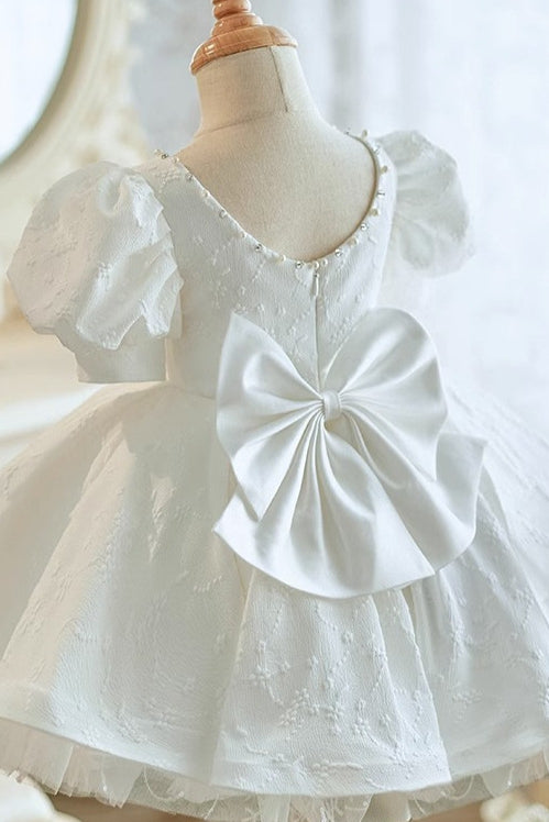 Lovely Ball Gown White Flower Girl Dress