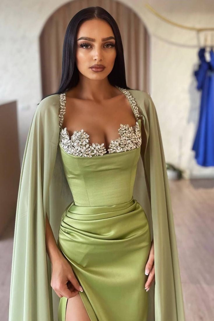 Long Prom Dress With Cape TANYA BRIDAL Long Prom Dress With Cape TANYA BRIDAL