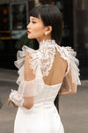 Wedding Wrap New Fashion Lace Jacket Full Sleeves