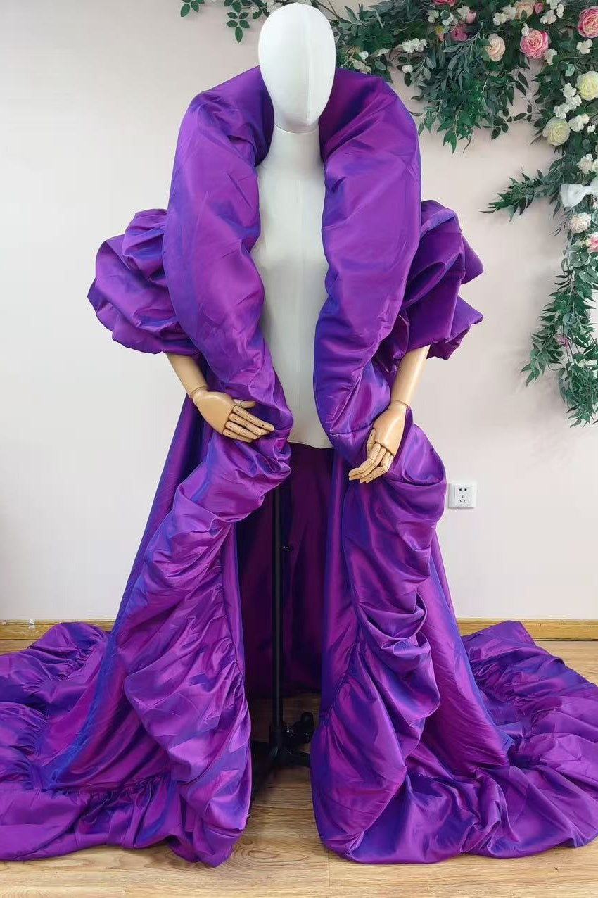 ZJ275 Taffeta Evening Cape Fashion Elegant Women's Coat With Volume Ed TANYA BRIDAL ZJ275 Taffeta Evening Cape Fashion Elegant Women's Coat With Volume Ed TANYA BRIDAL
