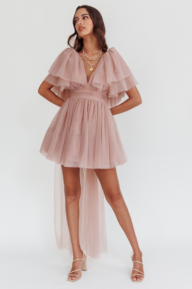 short flared party dresses CD 0174 Size 10 Short Fit & Flare Sheer Beaded Formal Cocktail Dress Bow Strap Gown