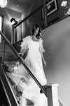#DZ9354 A Line Wedding Dress Tiered Ruffles