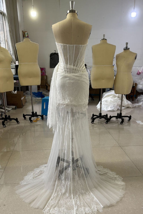 #LY9208 Bohemian Croset Wedding Dress