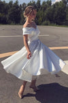 Off The Shoulder A Line Homecoming Dress Maxi Gown