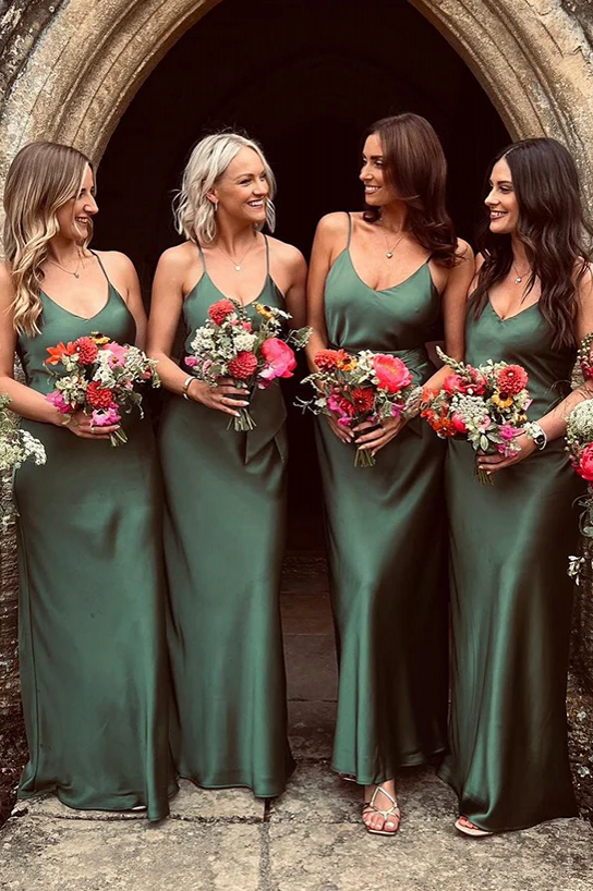 tank top bridesmaid dresses Grape Lace Tank Top Empire Chiffon V-Back Bridesmaid Dress #CY0128G $129