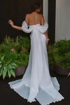 Sweetheart Mermaid Wedding Gown Off Shoulder Bridal Dress