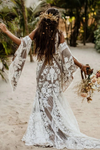 Bohemian Charming Mermaid Lace Wedding Dresses DW584