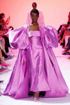 Light Purple Puff Cape With Short Sleeves ZJ123
