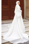#DZ9442 Muslim Wedding Dress Long Flare Sleeves