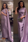Lavender One Shoulder Long Women Evening Dress
