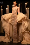 Layers Tulle Cape Gorgeous Bridal Cape With Long Train DJ418