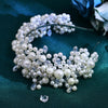 HP674 Bride Hair Pearl Crystal Headband Photography Stage Accessories
