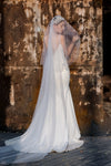 Pearl Wedding Veil Ivory White Short Long Bride Veils V114