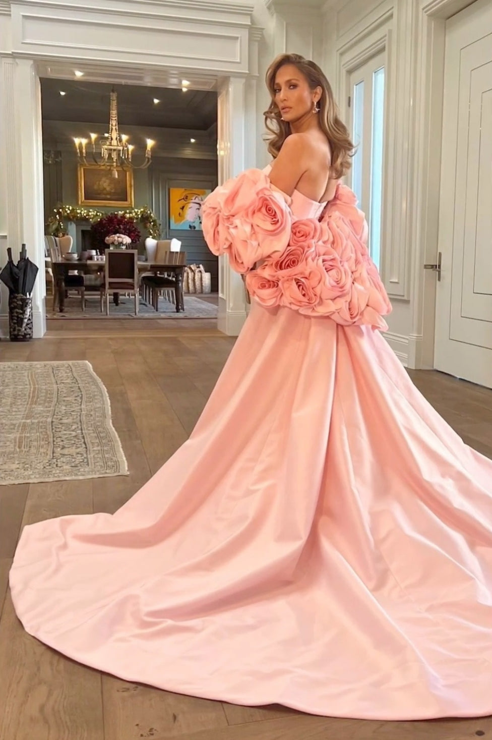 Gorgeous Rose Flowers Wedding Cape ZJ295 – TANYA BRIDAL Gorgeous Rose Flowers Wedding Cape ZJ295 – TANYA BRIDAL
