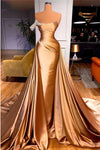 Long Trumpet Formal Beading Sleeveless Women's Evening Dress