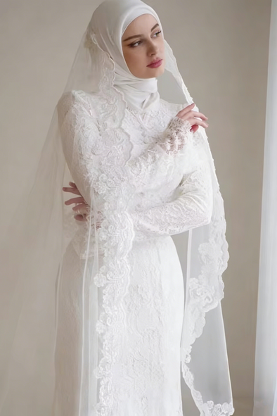 strapless open back dress Buy Zaeemah Net & Crepe Off White Abaya Online main image 1