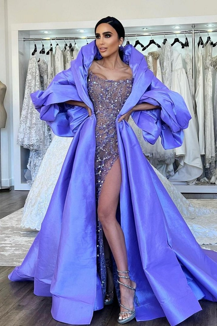 Charming Fashion Evening Coat With Puffy Sleeves ZJ297 Charming Fashion Evening Coat With Puffy Sleeves ZJ297