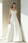 Simple Wedding Dress A Line Lace Up Back 242281340