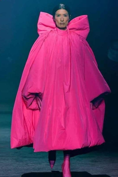 #DZ9436 Hot Pink Short Party Dress With Bow Back