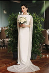 Wedding Dress With Luxury Beads Cape