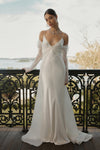 Romantic Effortless Wedding Dress With Unique Layering Coat DW814