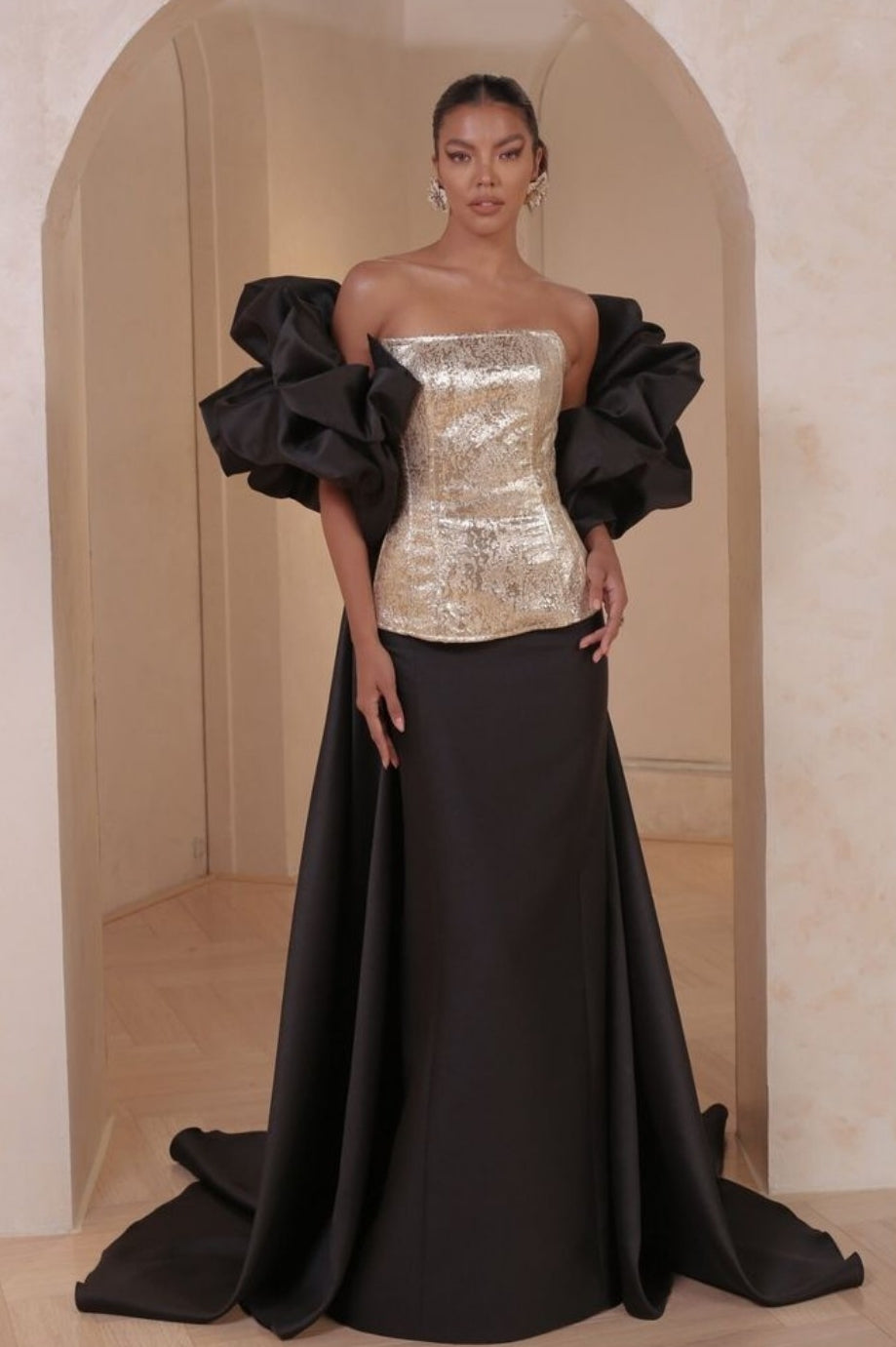 Black Long Evening Cape ,Dramatic Stunning Long Jacket TANYA BRIDAL Black Long Evening Cape ,Dramatic Stunning Long Jacket TANYA BRIDAL
