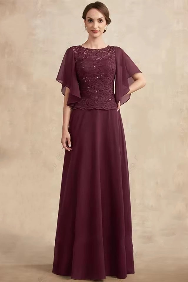 DZ9540 Burgundy Mother of Bride Dresses for Women – TANYA BRIDAL