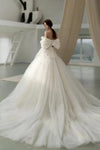 Off-The-Shoulder Ball Gown Wedding Dresses Vestido De Noivas Chic ZW1066