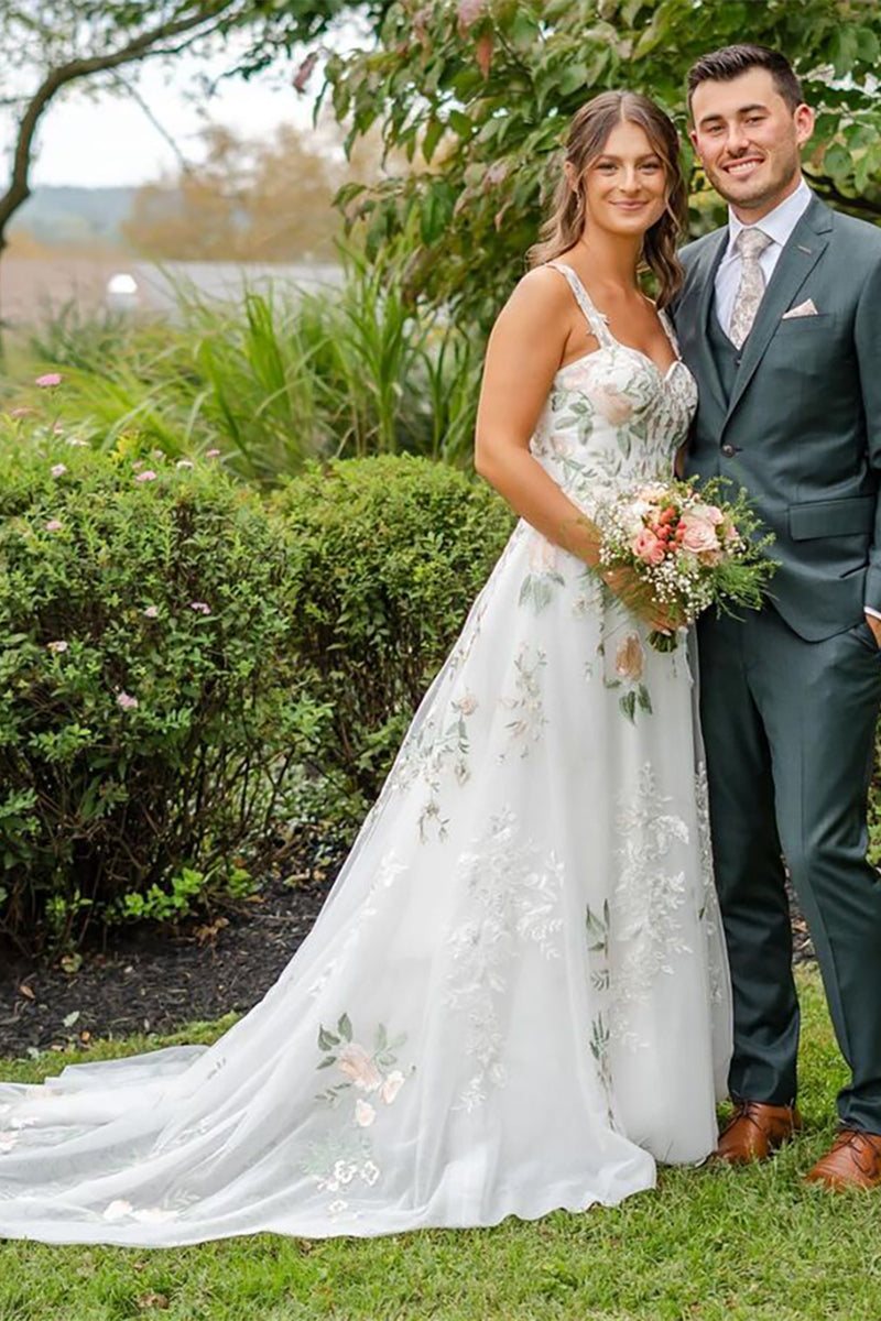 Sweetheart Garden Boho Woodland Bridal Gowns TANYA BRIDAL Sweetheart Garden Boho Woodland Bridal Gowns TANYA BRIDAL