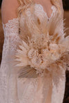 Backless Boho Geometric Lace Tassels Mermaid Wedding Dress