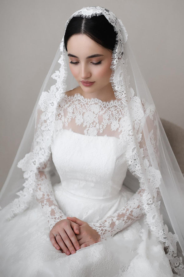 Romantic Lace Wedding Bridal Gown Robe De Mariee Bride Dresses