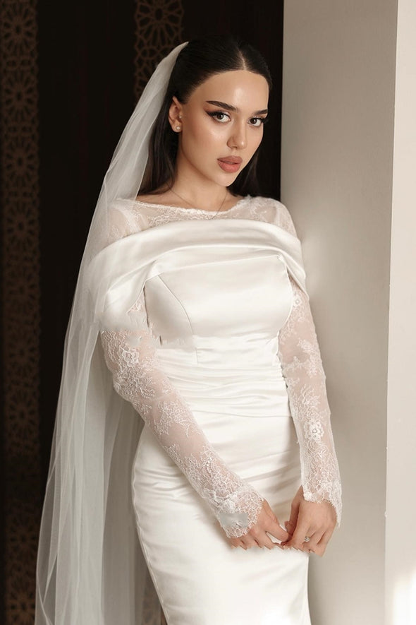Simple Mermaid Wedding Dresses Robe De Marriage