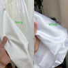 Square Neck V Back A Line Satin Wedding Dress