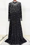 #DZ9388 Luxury Heavy Crystal Long Sleeves Formal Lady Dress