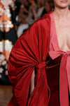 Red Taffeta Women Cape Long Jacket Formal Lady Outfit Coat
