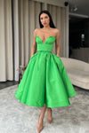 Green Homecoming Dress Sweetheart Mid Length 24272005